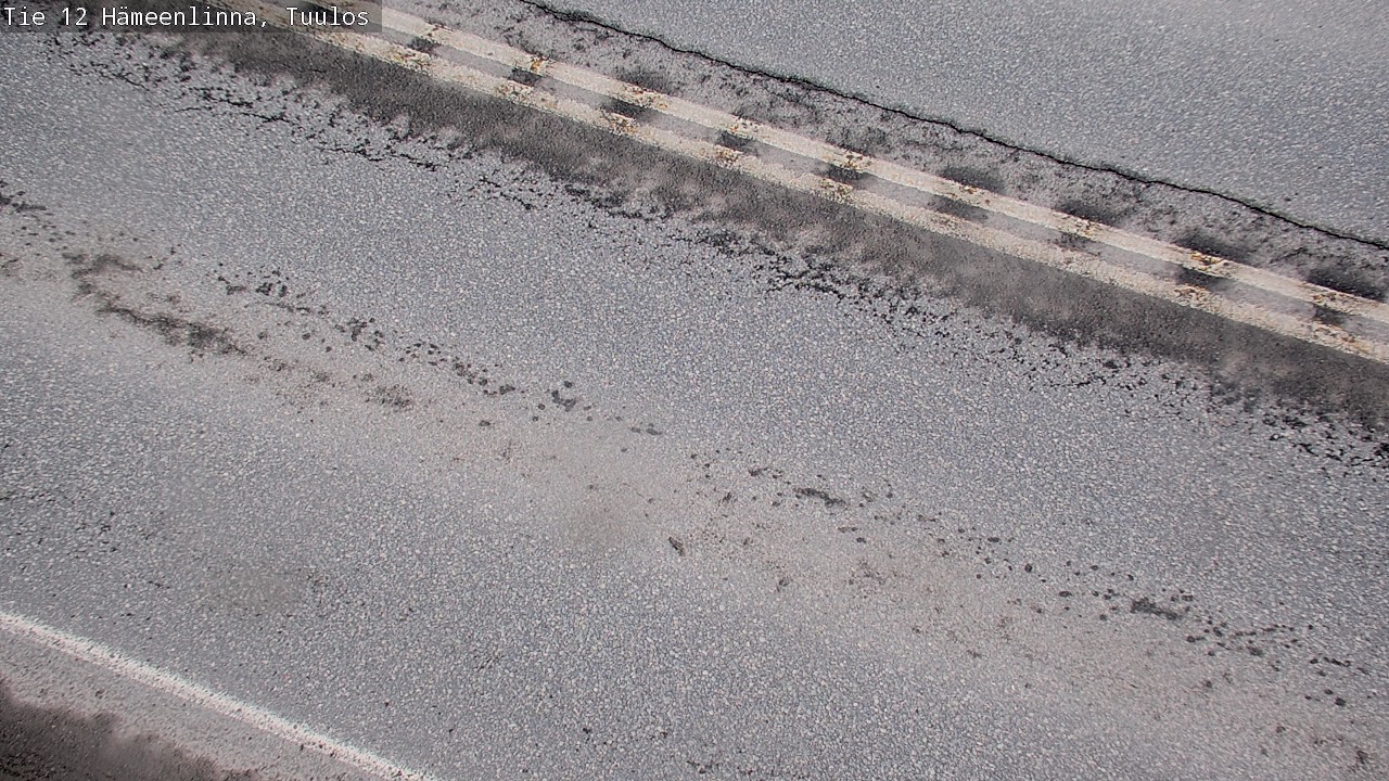 Weather Camera Image Road 12 Hämeenlinna, Tuulos, Hämeenlinna, Kanta-Häme