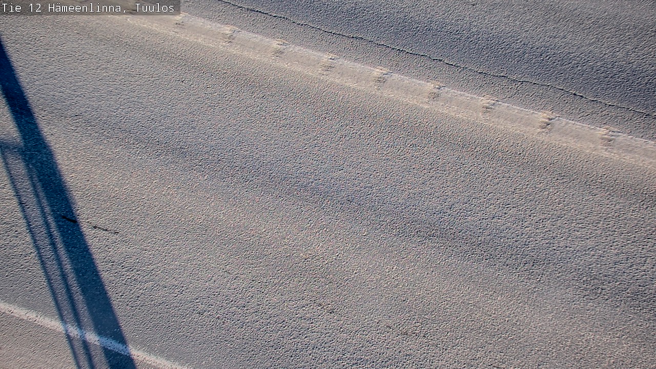 Weather Camera Image Road 12 Hämeenlinna, Tuulos, Hämeenlinna, Kanta-Häme