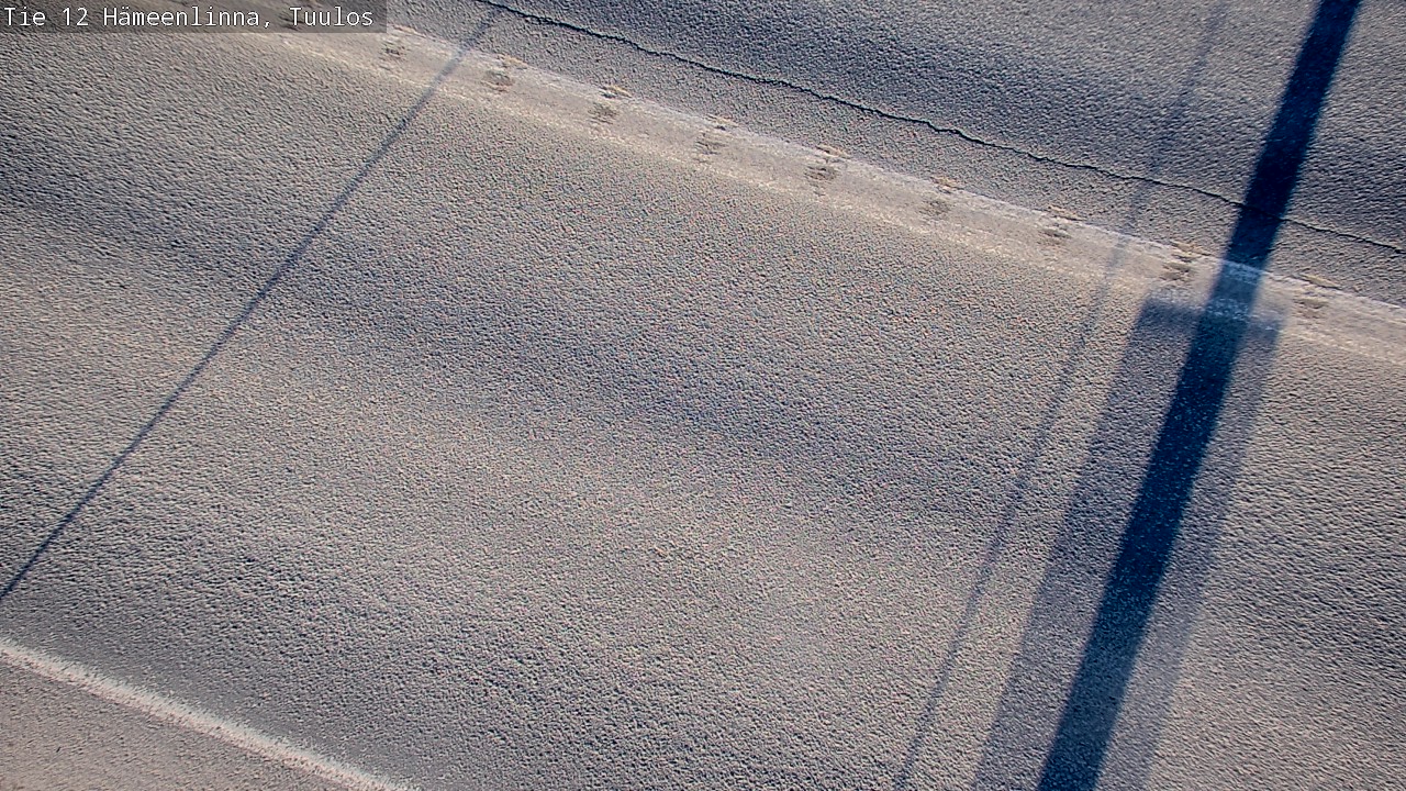 Weather Camera Image Road 12 Hämeenlinna, Tuulos, Hämeenlinna, Kanta-Häme