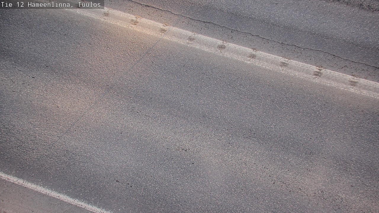 Weather Camera Image Road 12 Hämeenlinna, Tuulos, Hämeenlinna, Kanta-Häme