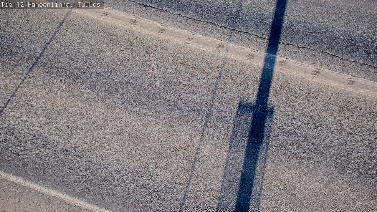 Weather Camera Image Road 12 Hämeenlinna, Tuulos, Hämeenlinna, Kanta-Häme
