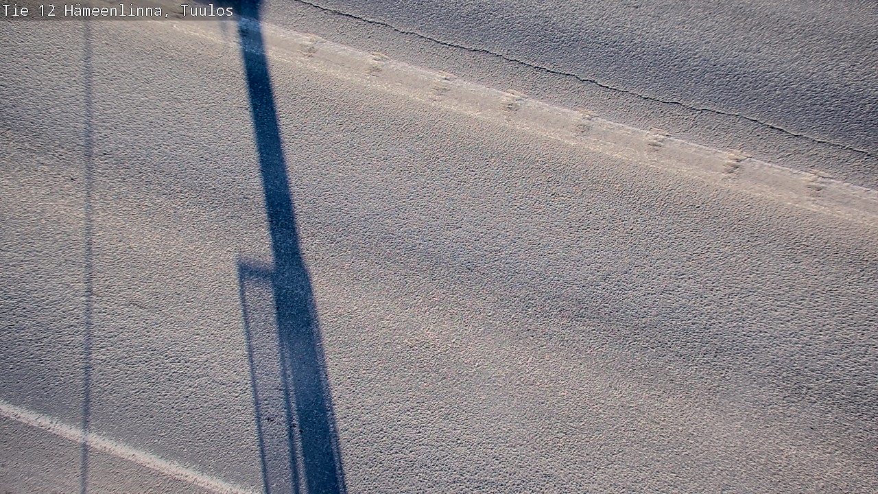 Weather Camera Image Road 12 Hämeenlinna, Tuulos, Hämeenlinna, Kanta-Häme