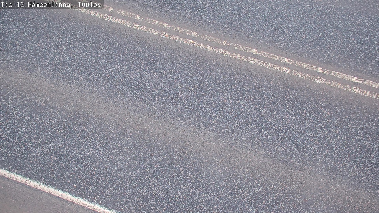 Weather Camera Image Road 12 Hämeenlinna, Tuulos, Hämeenlinna, Kanta-Häme