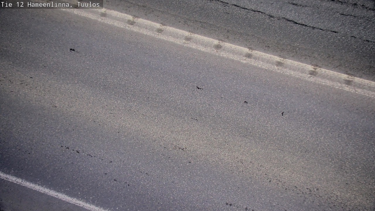Weather Camera Image Road 12 Hämeenlinna, Tuulos, Hämeenlinna, Kanta-Häme