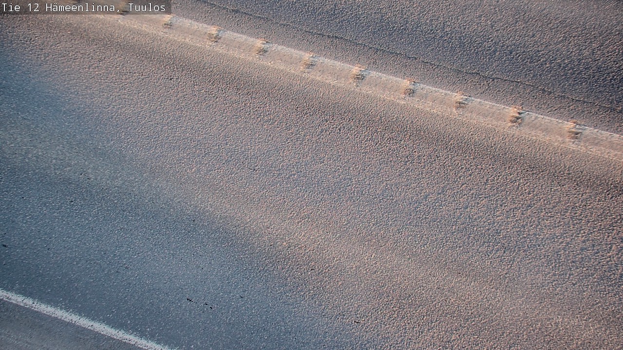 Weather Camera Image Road 12 Hämeenlinna, Tuulos, Hämeenlinna, Kanta-Häme