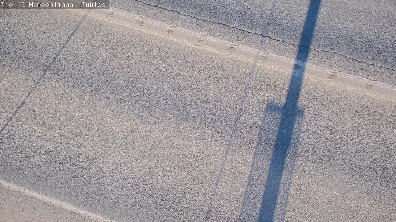 Weather Camera Image Road 12 Hämeenlinna, Tuulos, Hämeenlinna, Kanta-Häme