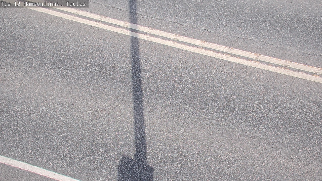 Weather Camera Image Road 12 Hämeenlinna, Tuulos, Hämeenlinna, Kanta-Häme