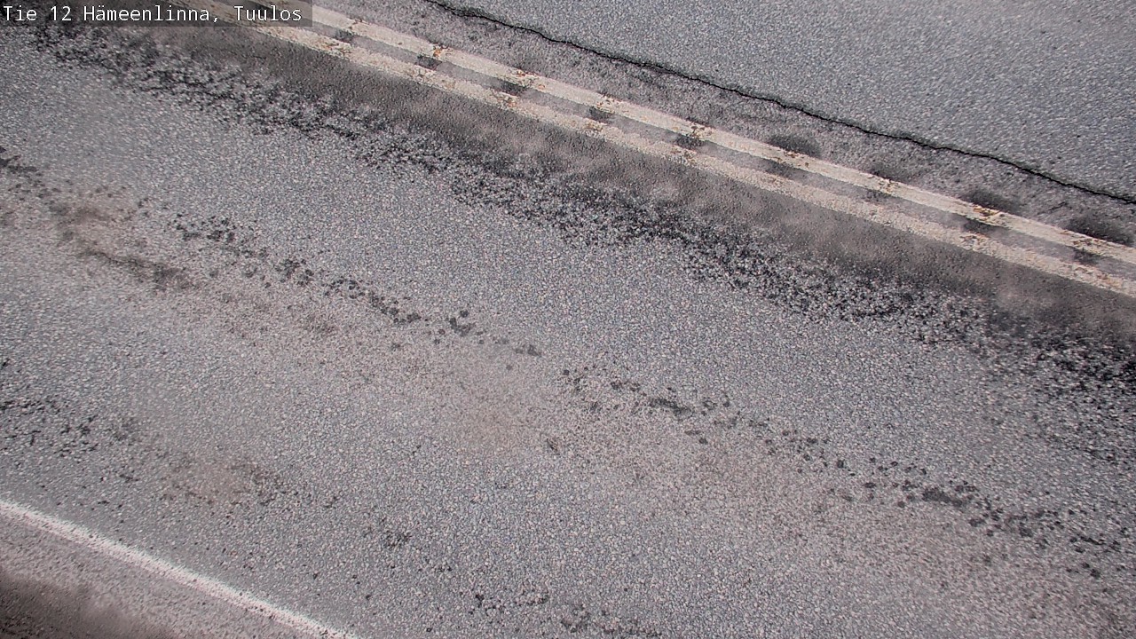 Weather Camera Image Road 12 Hämeenlinna, Tuulos, Hämeenlinna, Kanta-Häme