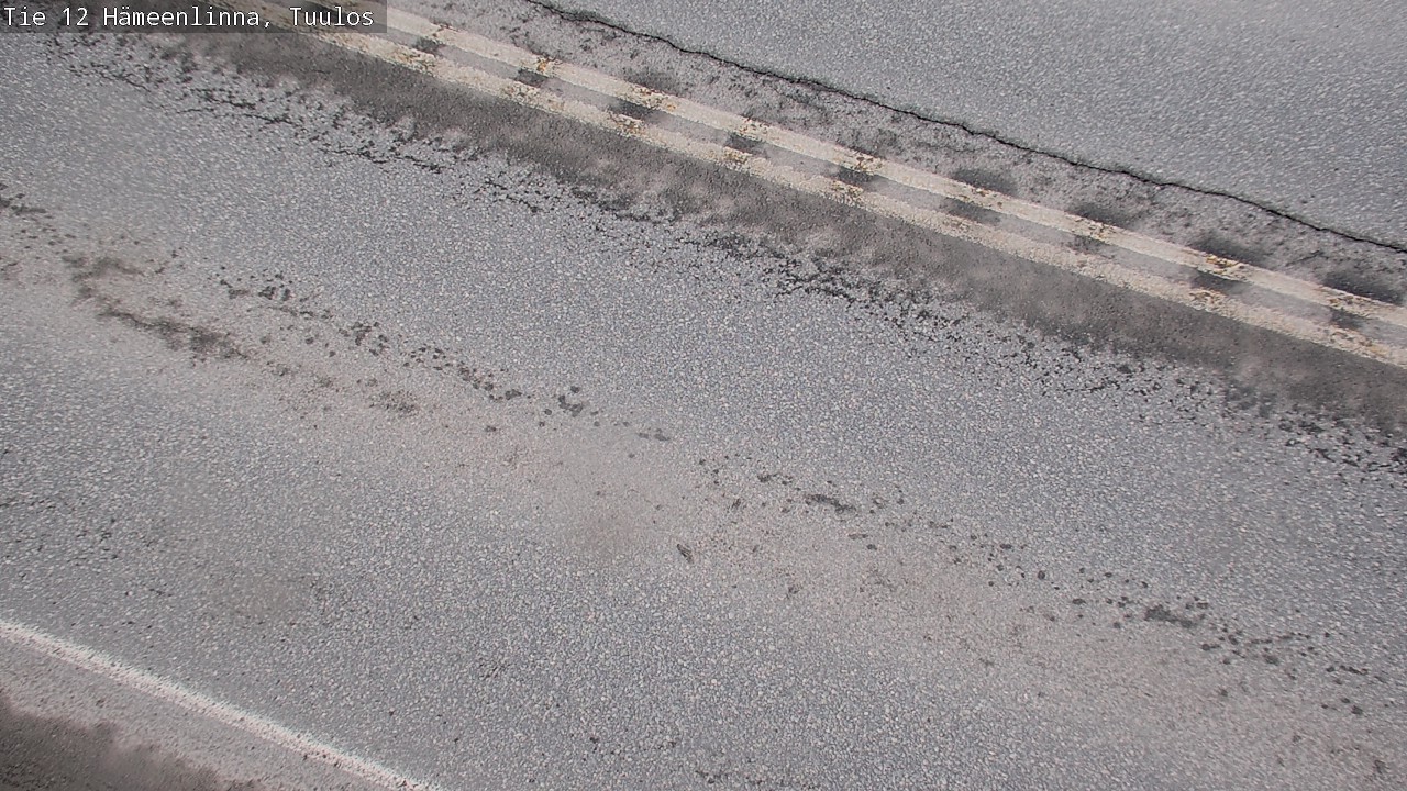 Weather Camera Image Road 12 Hämeenlinna, Tuulos, Hämeenlinna, Kanta-Häme