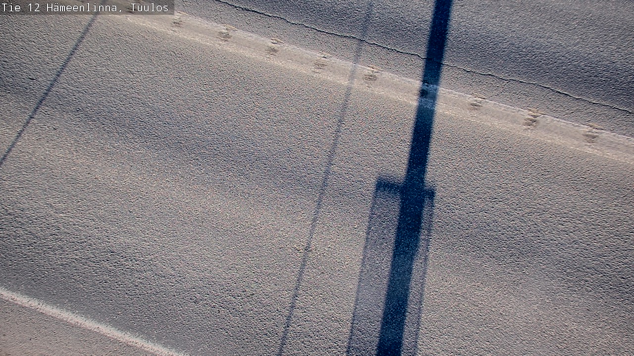 Weather Camera Image Road 12 Hämeenlinna, Tuulos, Hämeenlinna, Kanta-Häme