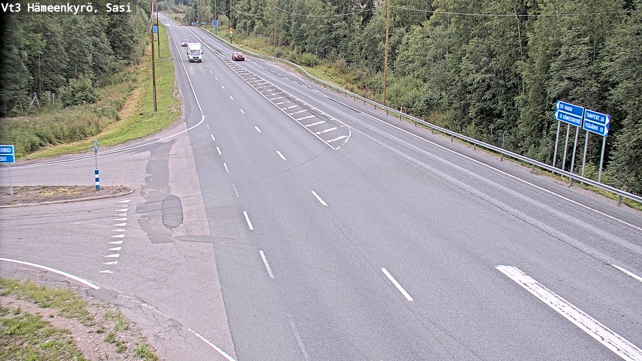 Weather Camera Image Road 3 Hämeenkyrö, Sasi, Hämeenkyrö, Pirkanmaa