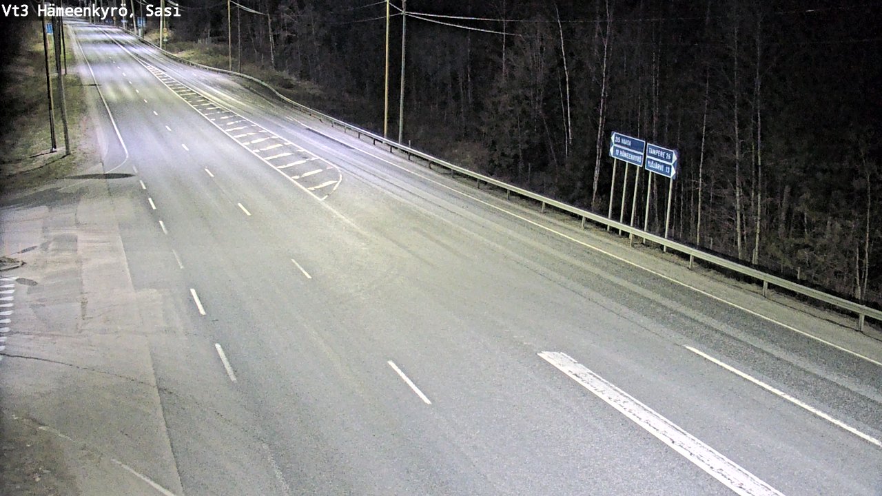 Weather Camera Image Road 3 Hämeenkyrö, Sasi, Hämeenkyrö, Pirkanmaa