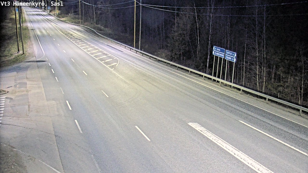 Weather Camera Image Road 3 Hämeenkyrö, Sasi, Hämeenkyrö, Pirkanmaa