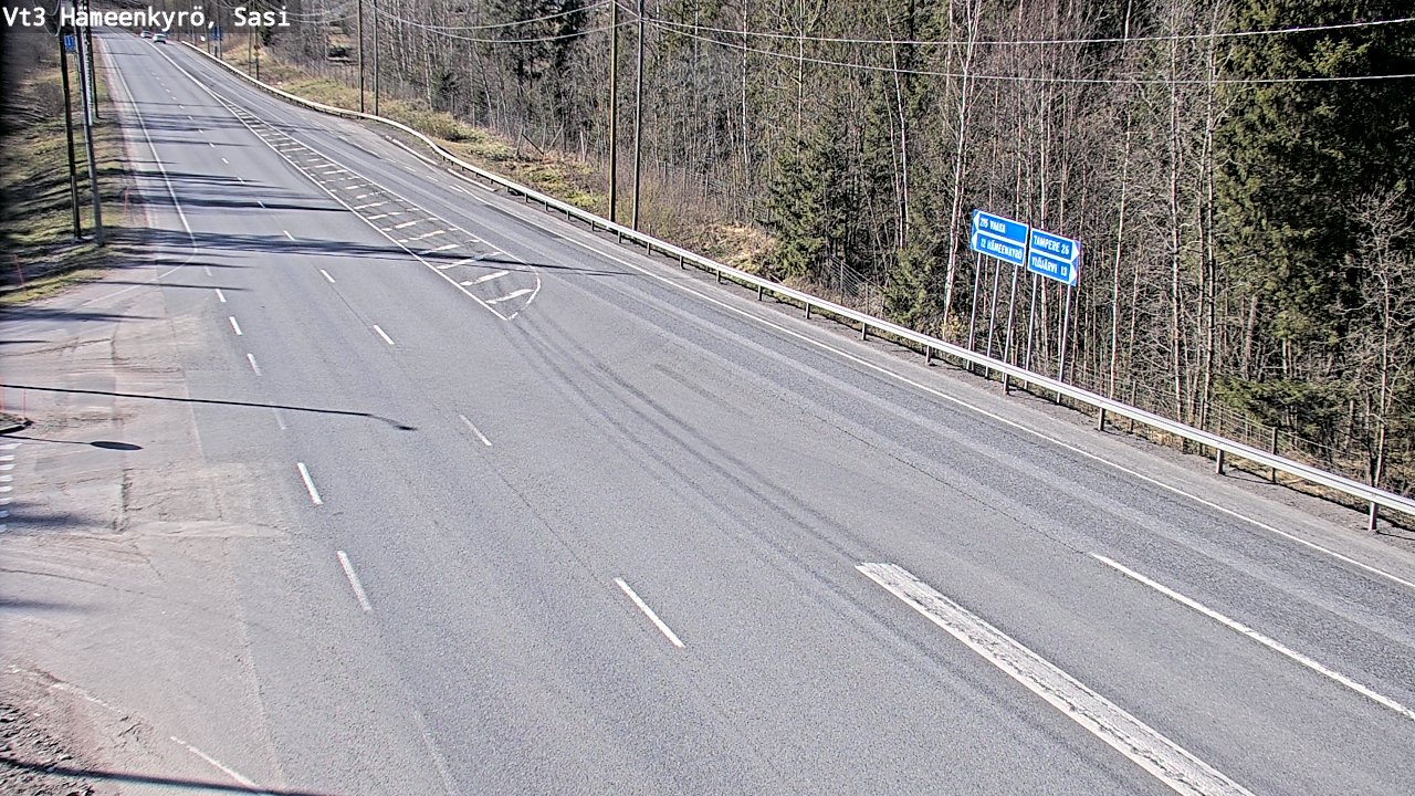 Weather Camera Image Road 3 Hämeenkyrö, Sasi, Hämeenkyrö, Pirkanmaa