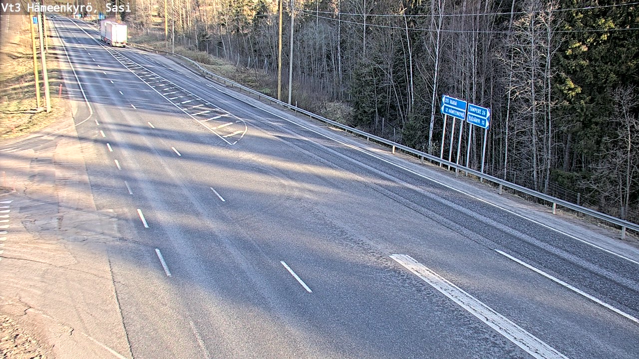 Weather Camera Image Road 3 Hämeenkyrö, Sasi, Hämeenkyrö, Pirkanmaa