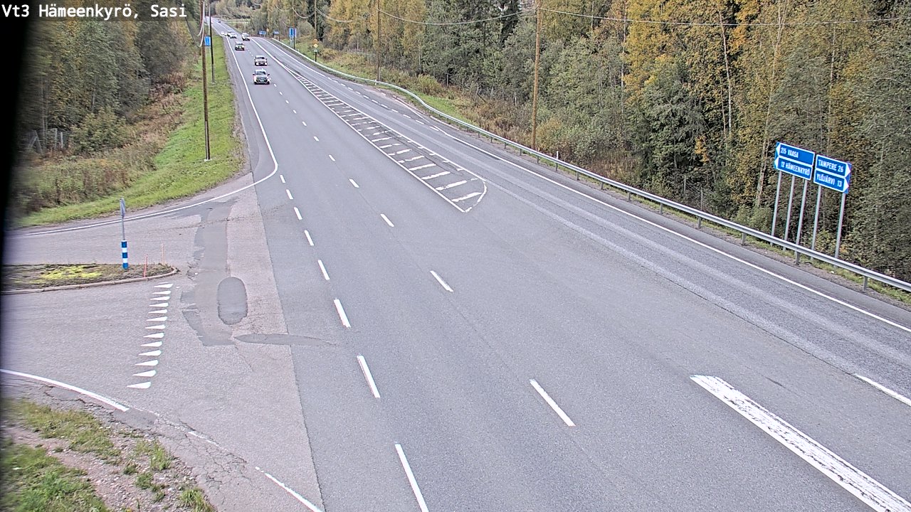 Weather Camera Image Road 3 Hämeenkyrö, Sasi, Hämeenkyrö, Pirkanmaa