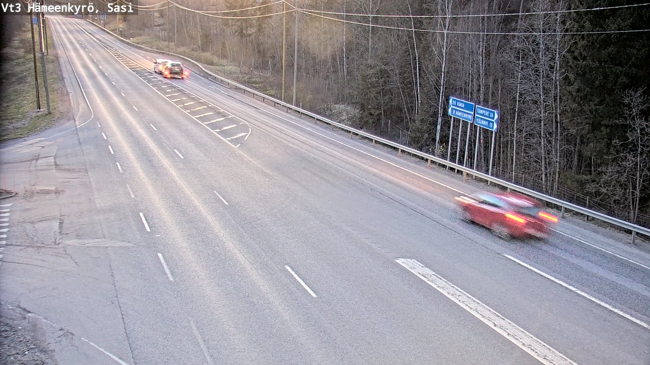 Weather Camera Image Road 3 Hämeenkyrö, Sasi, Hämeenkyrö, Pirkanmaa
