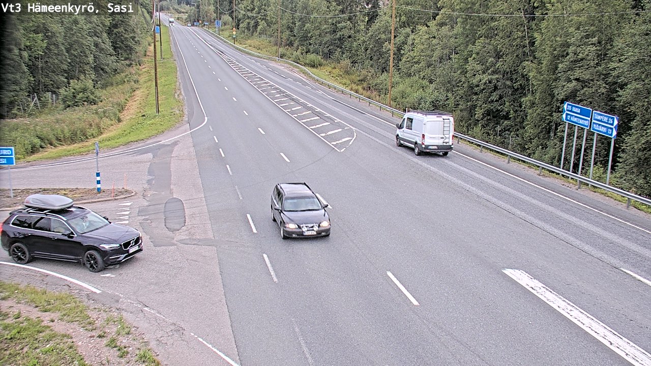 Weather Camera Image Road 3 Hämeenkyrö, Sasi, Hämeenkyrö, Pirkanmaa