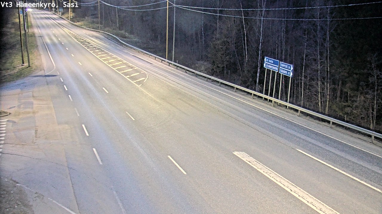 Weather Camera Image Road 3 Hämeenkyrö, Sasi, Hämeenkyrö, Pirkanmaa
