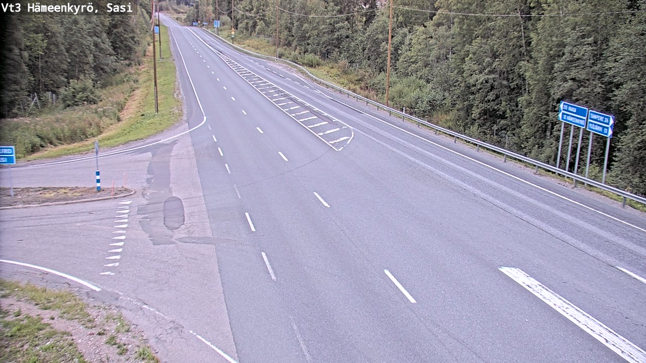 Weather Camera Image Road 3 Hämeenkyrö, Sasi, Hämeenkyrö, Pirkanmaa