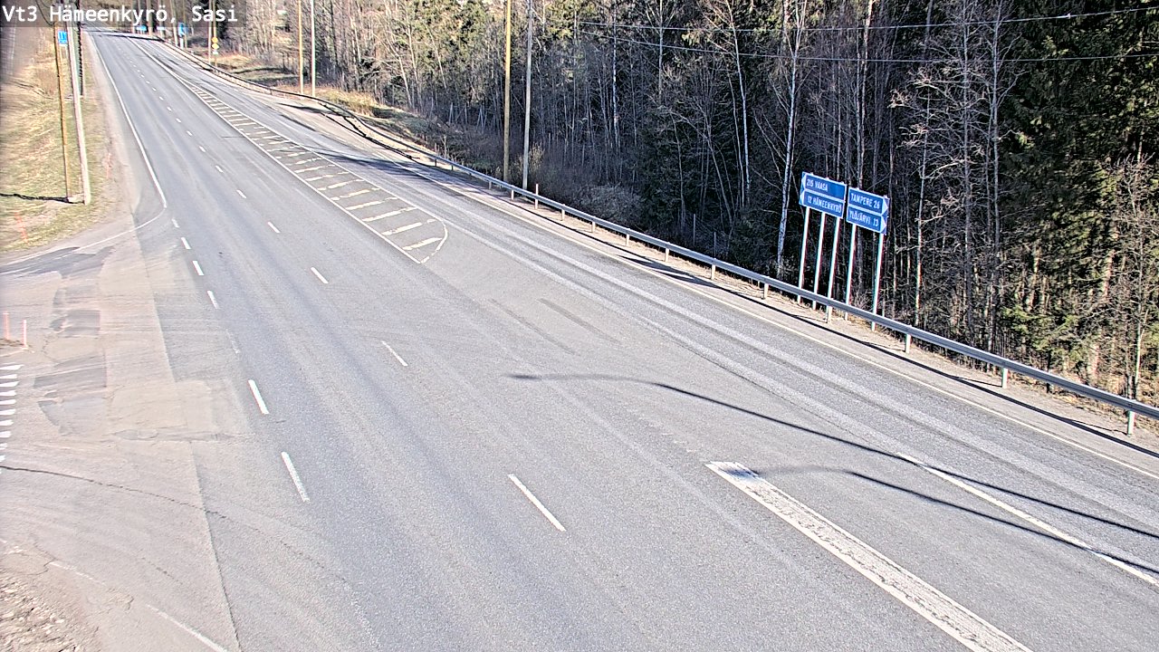 Weather Camera Image Road 3 Hämeenkyrö, Sasi, Hämeenkyrö, Pirkanmaa
