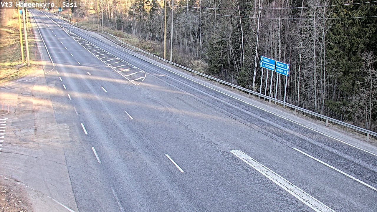 Weather Camera Image Road 3 Hämeenkyrö, Sasi, Hämeenkyrö, Pirkanmaa