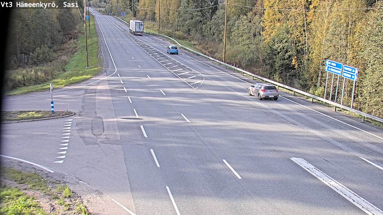 Weather Camera Image Road 3 Hämeenkyrö, Sasi, Hämeenkyrö, Pirkanmaa