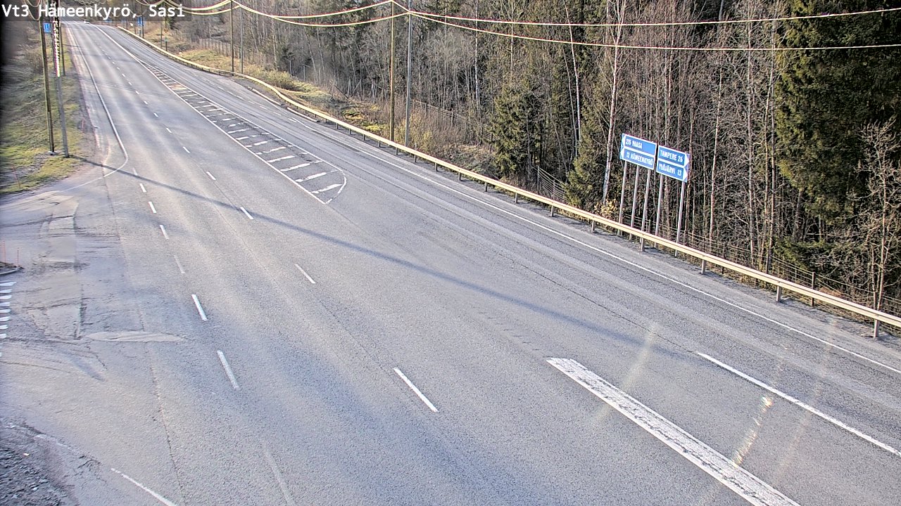 Weather Camera Image Road 3 Hämeenkyrö, Sasi, Hämeenkyrö, Pirkanmaa