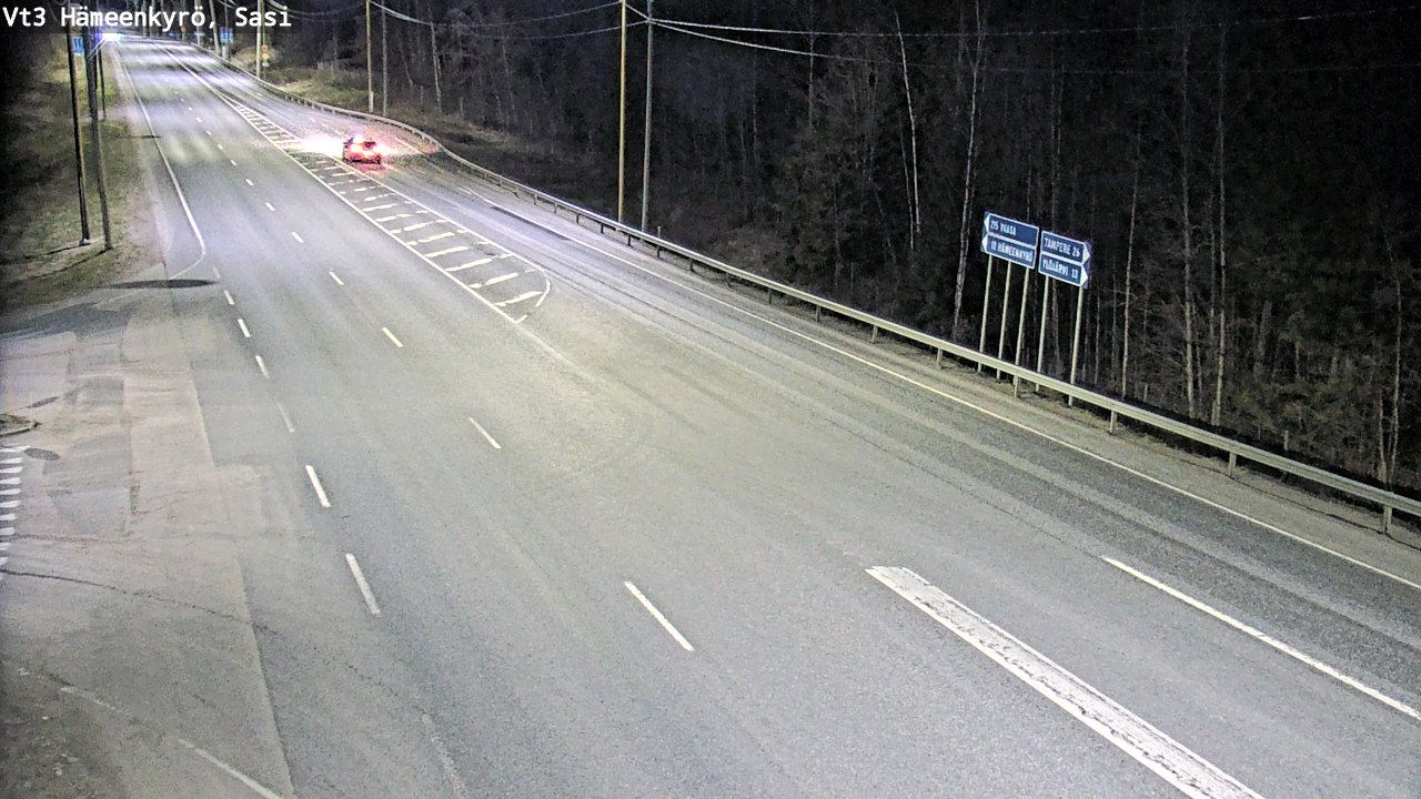 Weather Camera Image Road 3 Hämeenkyrö, Sasi, Hämeenkyrö, Pirkanmaa
