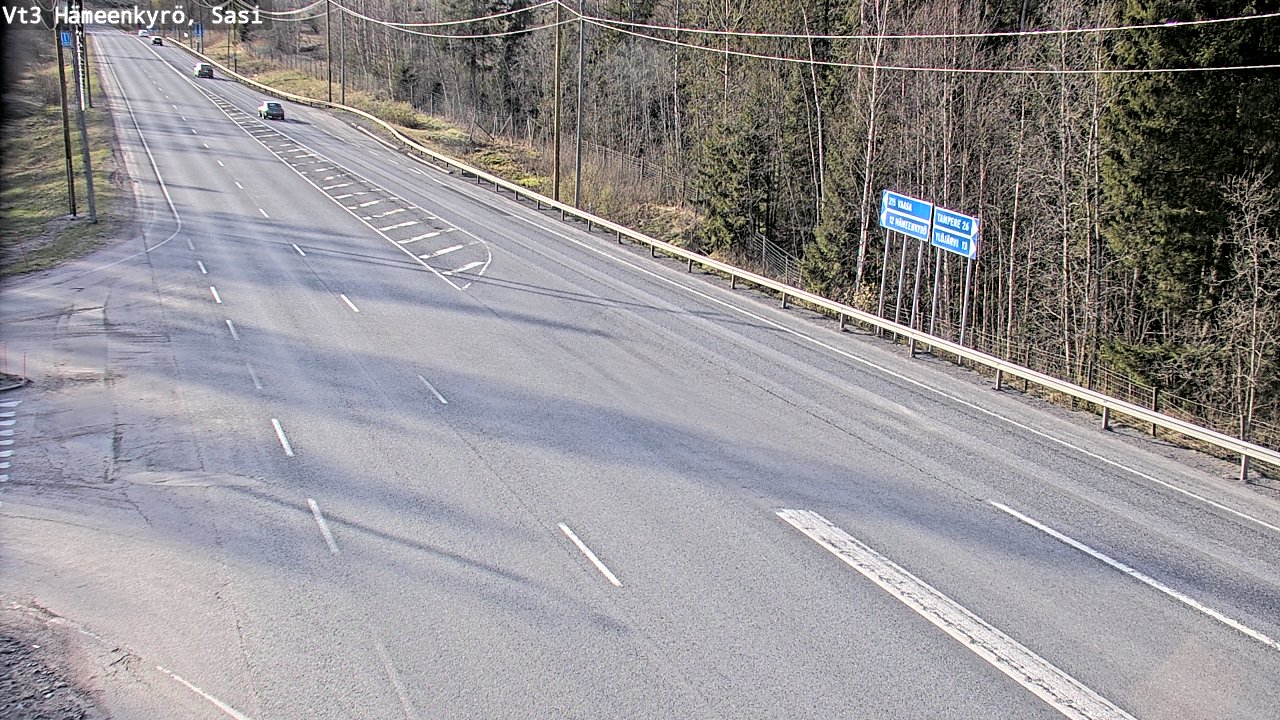 Weather Camera Image Road 3 Hämeenkyrö, Sasi, Hämeenkyrö, Pirkanmaa