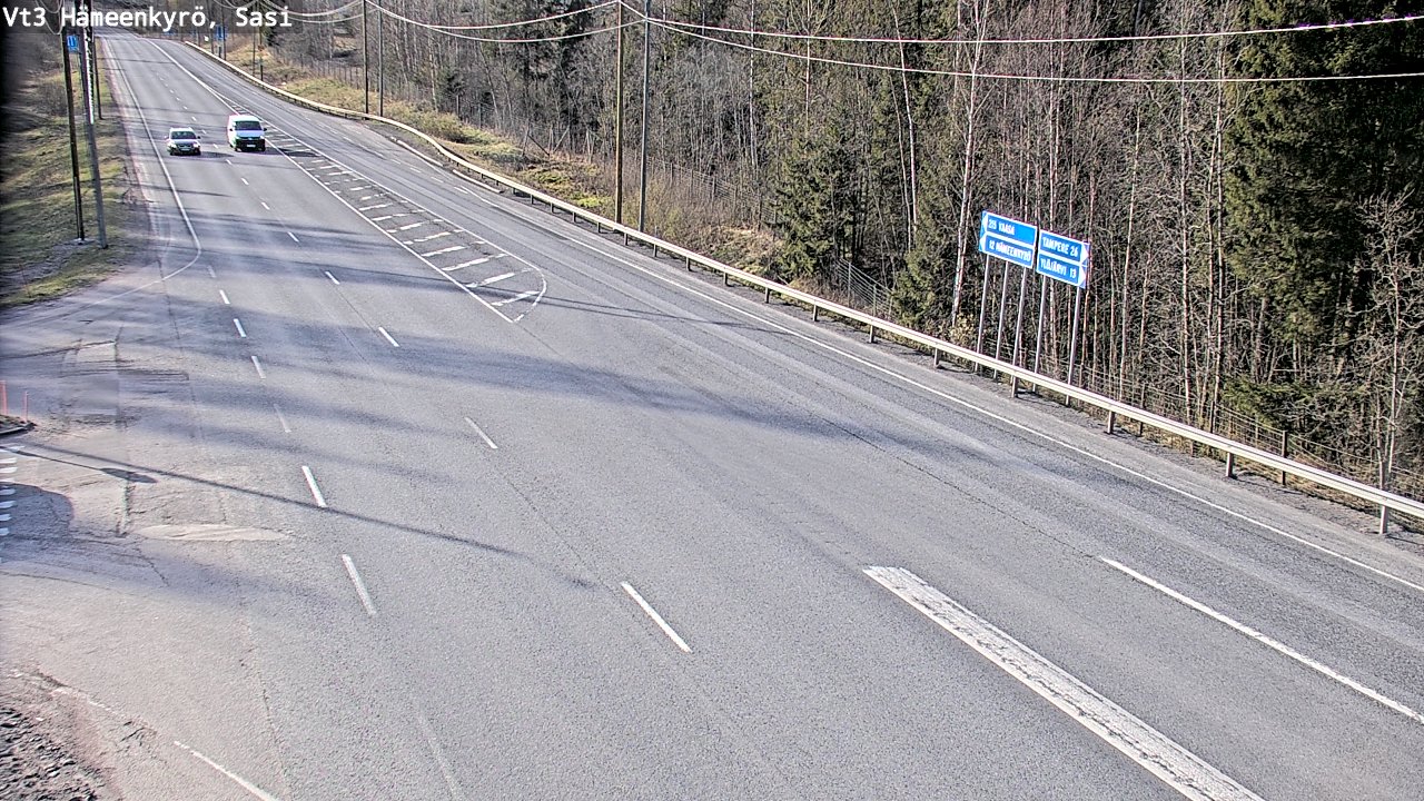 Weather Camera Image Road 3 Hämeenkyrö, Sasi, Hämeenkyrö, Pirkanmaa