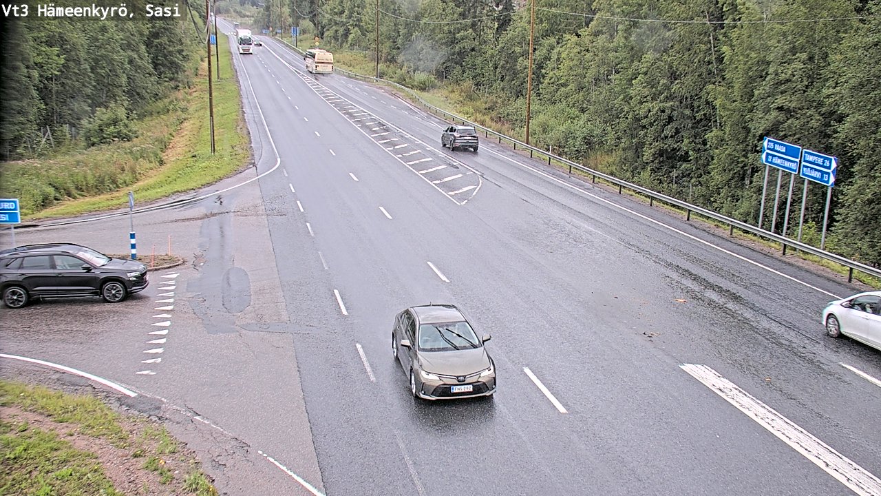 Weather Camera Image Väg 3 Hämeenkyrö, Sasi, Hämeenkyrö, Pirkanmaa