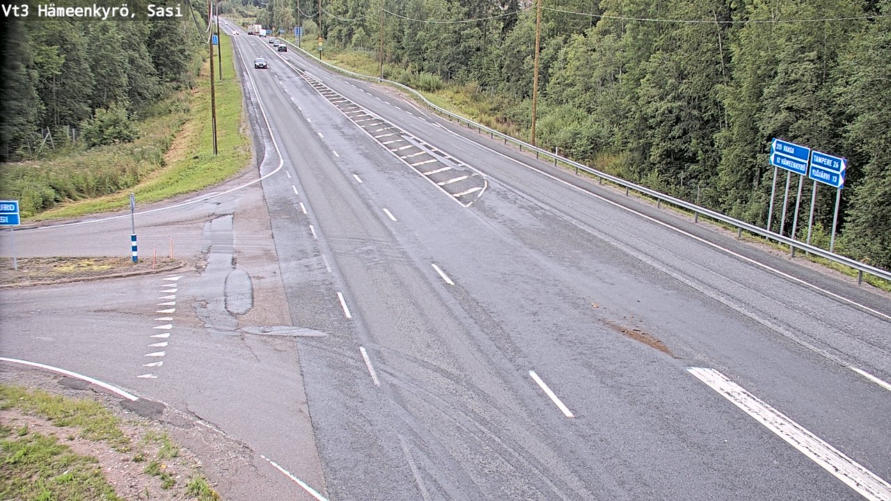 Weather Camera Image Road 3 Hämeenkyrö, Sasi, Hämeenkyrö, Pirkanmaa
