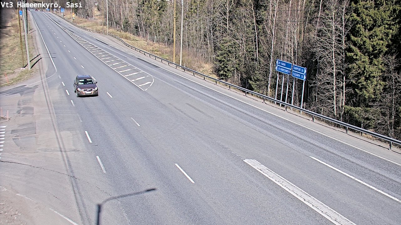 Weather Camera Image Road 3 Hämeenkyrö, Sasi, Hämeenkyrö, Pirkanmaa