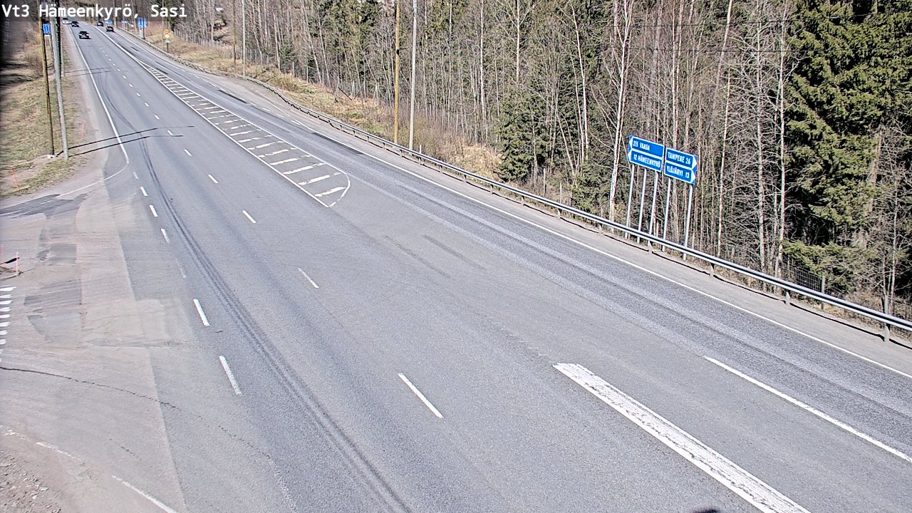 Weather Camera Image Road 3 Hämeenkyrö, Sasi, Hämeenkyrö, Pirkanmaa