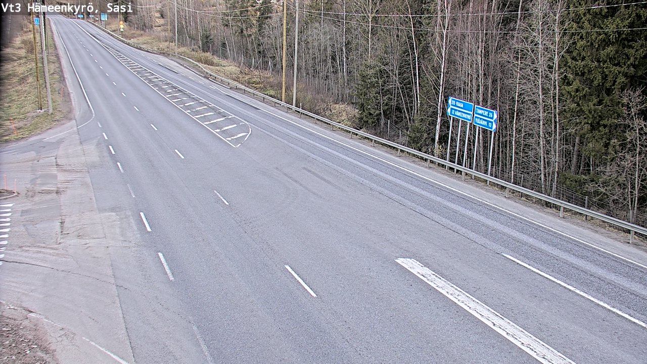 Weather Camera Image Road 3 Hämeenkyrö, Sasi, Hämeenkyrö, Pirkanmaa