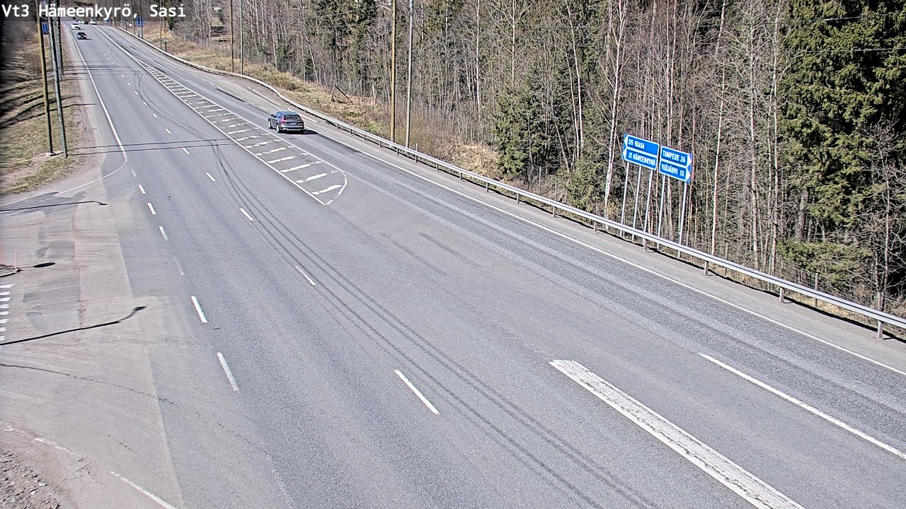Weather Camera Image Road 3 Hämeenkyrö, Sasi, Hämeenkyrö, Pirkanmaa