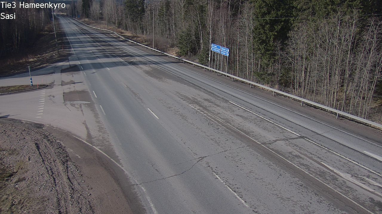 Weather Camera Image Road 3 Hämeenkyrö, Sasi, Hämeenkyrö, Pirkanmaa