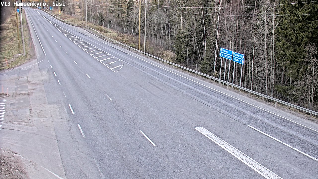 Weather Camera Image Road 3 Hämeenkyrö, Sasi, Hämeenkyrö, Pirkanmaa