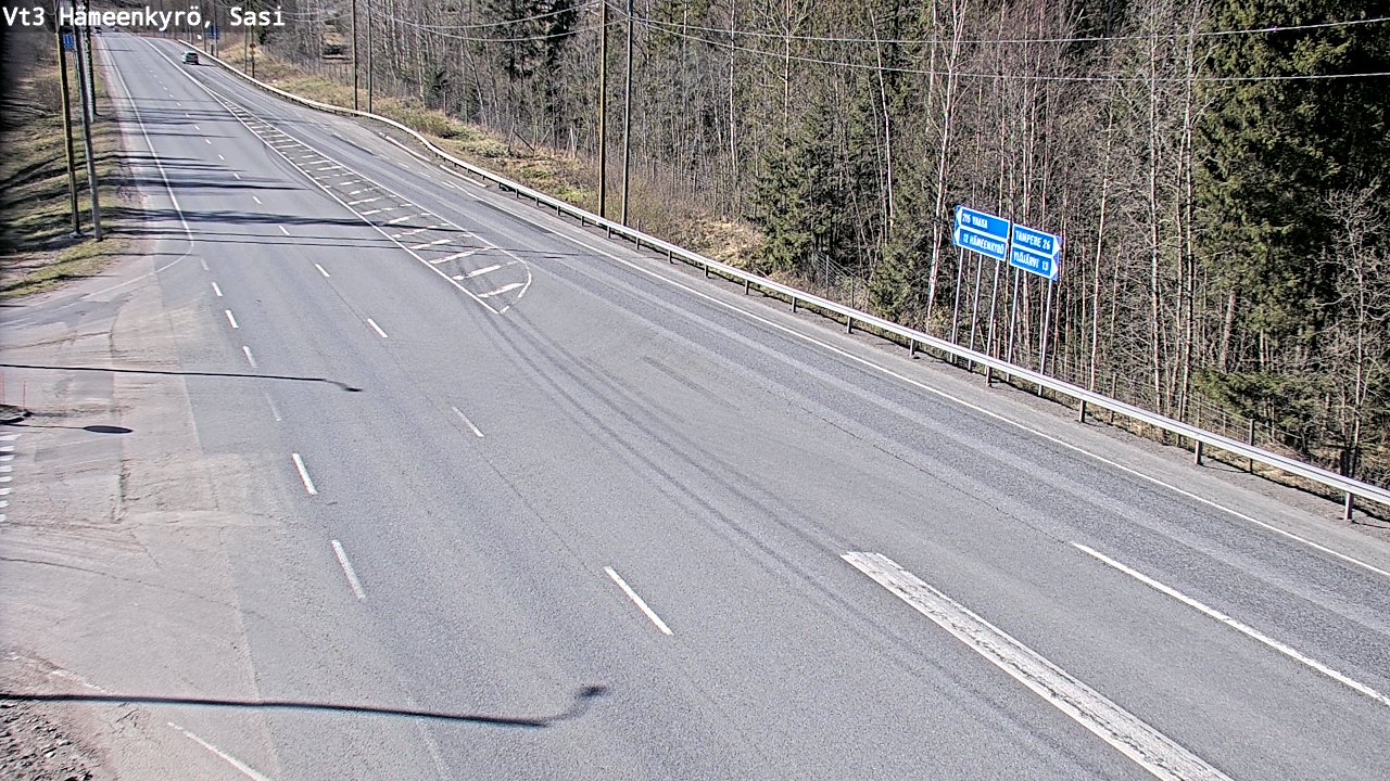 Weather Camera Image Road 3 Hämeenkyrö, Sasi, Hämeenkyrö, Pirkanmaa