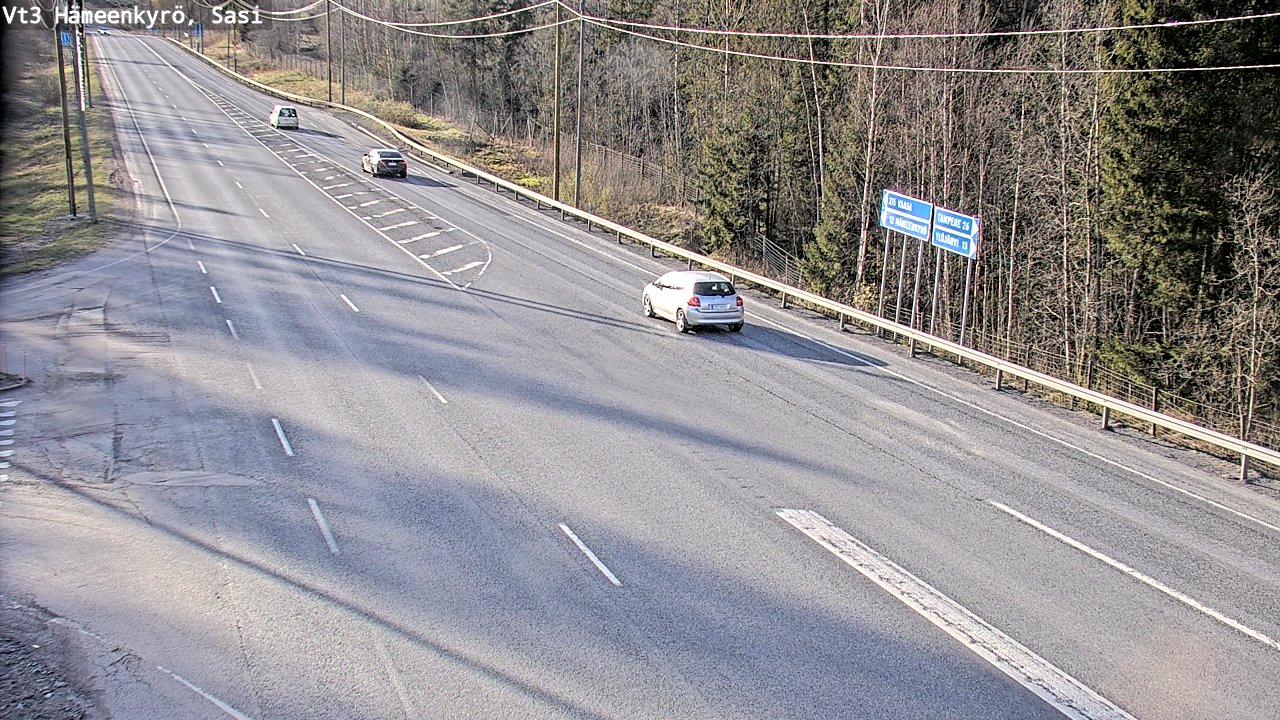 Weather Camera Image Road 3 Hämeenkyrö, Sasi, Hämeenkyrö, Pirkanmaa