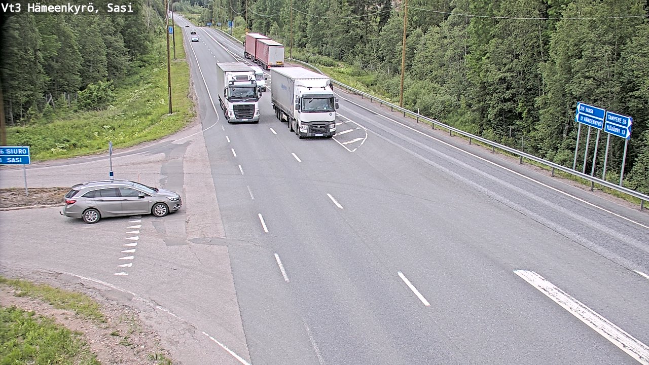 Weather Camera Image Väg 3 Hämeenkyrö, Sasi, Hämeenkyrö, Pirkanmaa