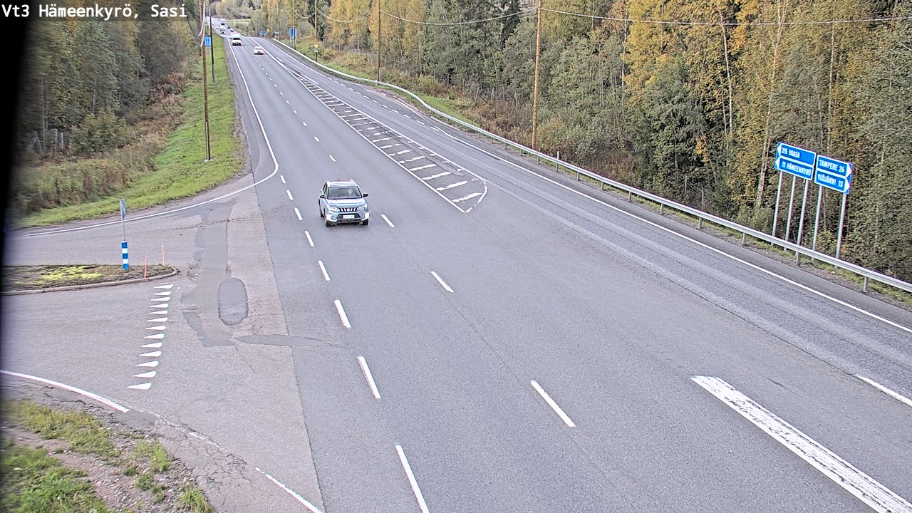 Weather Camera Image Road 3 Hämeenkyrö, Sasi, Hämeenkyrö, Pirkanmaa