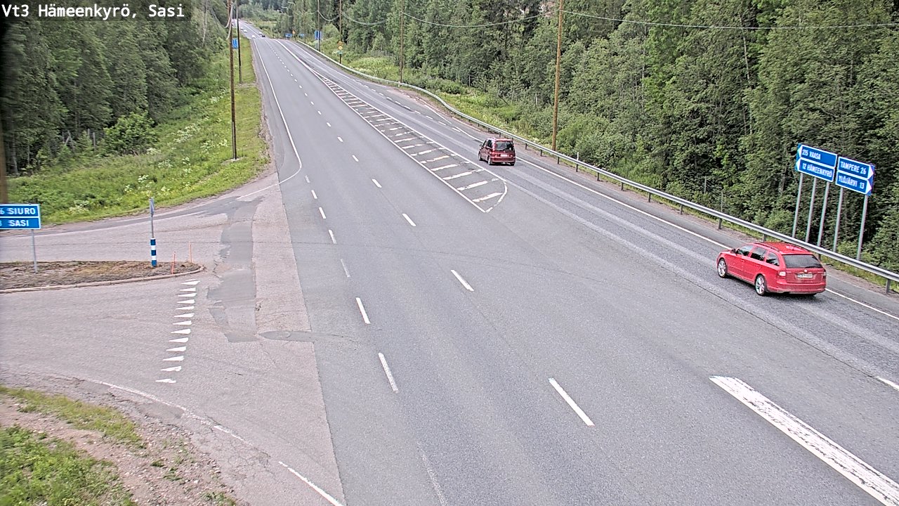 Weather Camera Image Väg 3 Hämeenkyrö, Sasi, Hämeenkyrö, Pirkanmaa