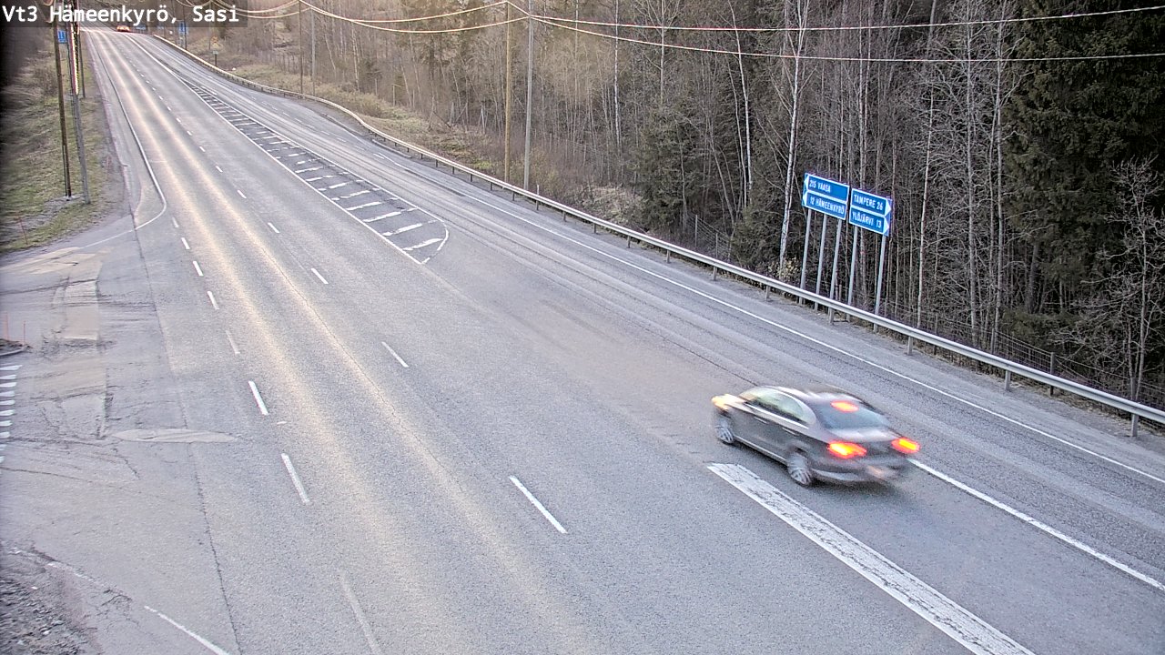 Weather Camera Image Road 3 Hämeenkyrö, Sasi, Hämeenkyrö, Pirkanmaa