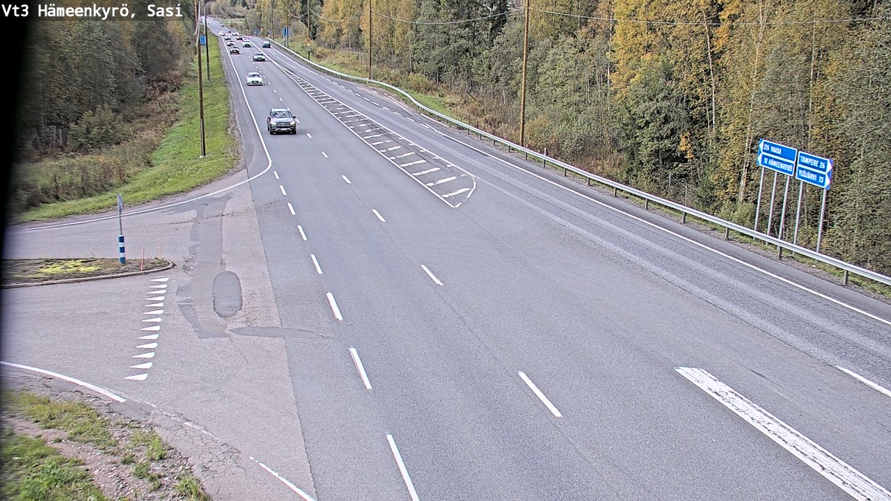 Weather Camera Image Road 3 Hämeenkyrö, Sasi, Hämeenkyrö, Pirkanmaa