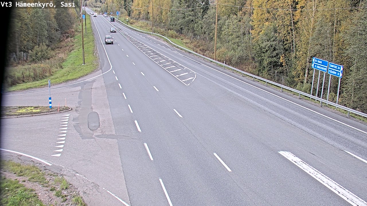 Weather Camera Image Road 3 Hämeenkyrö, Sasi, Hämeenkyrö, Pirkanmaa