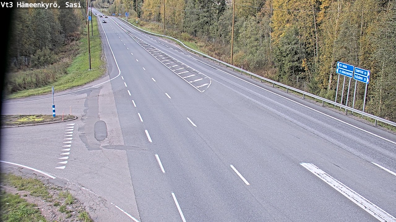 Weather Camera Image Road 3 Hämeenkyrö, Sasi, Hämeenkyrö, Pirkanmaa