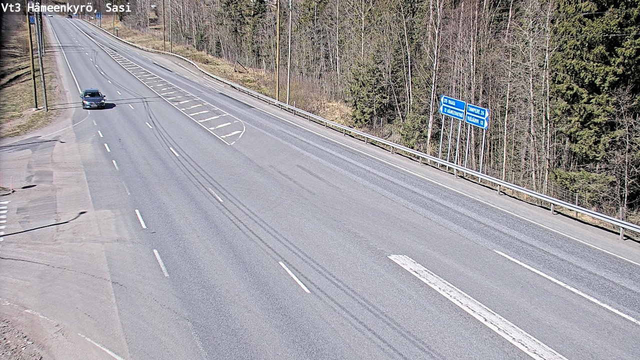 Weather Camera Image Road 3 Hämeenkyrö, Sasi, Hämeenkyrö, Pirkanmaa