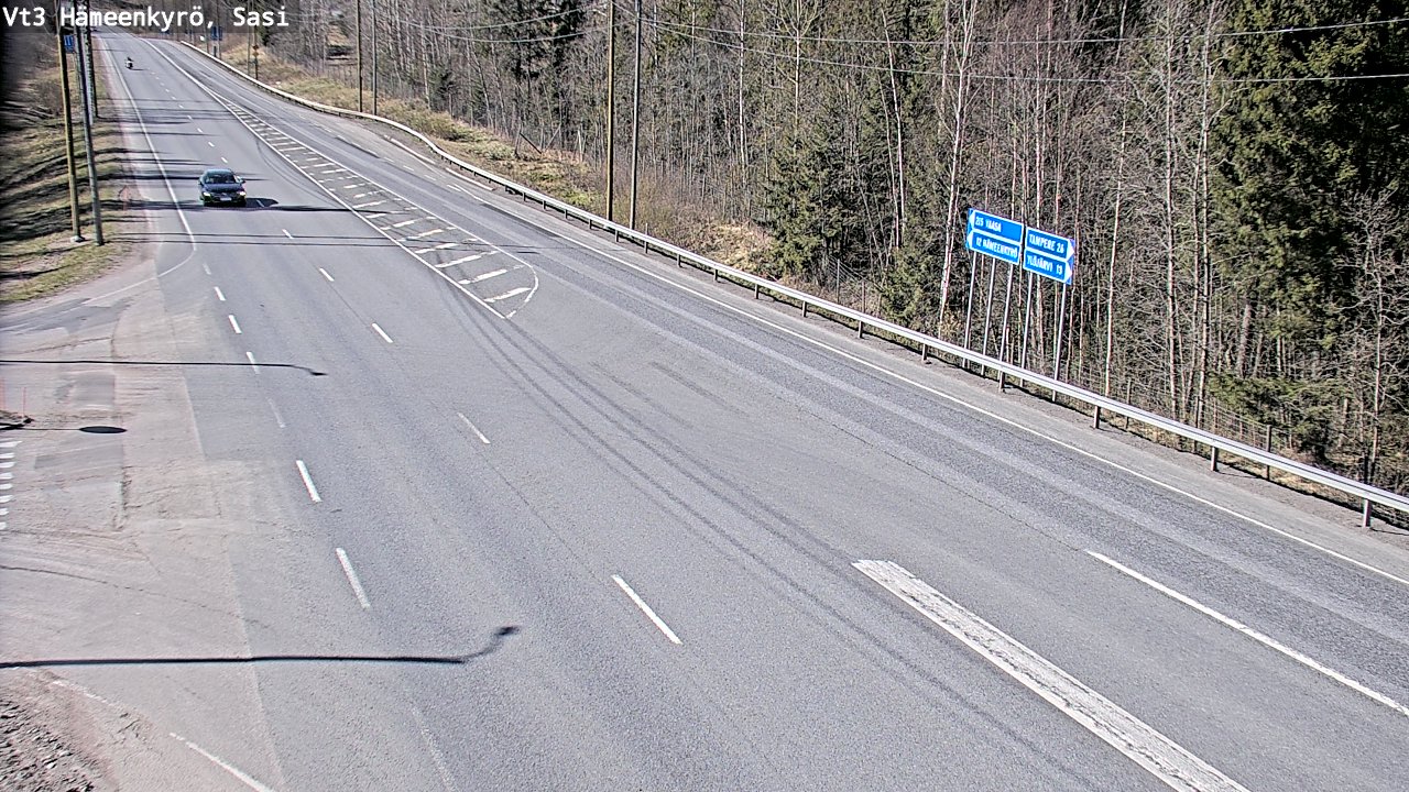Weather Camera Image Road 3 Hämeenkyrö, Sasi, Hämeenkyrö, Pirkanmaa